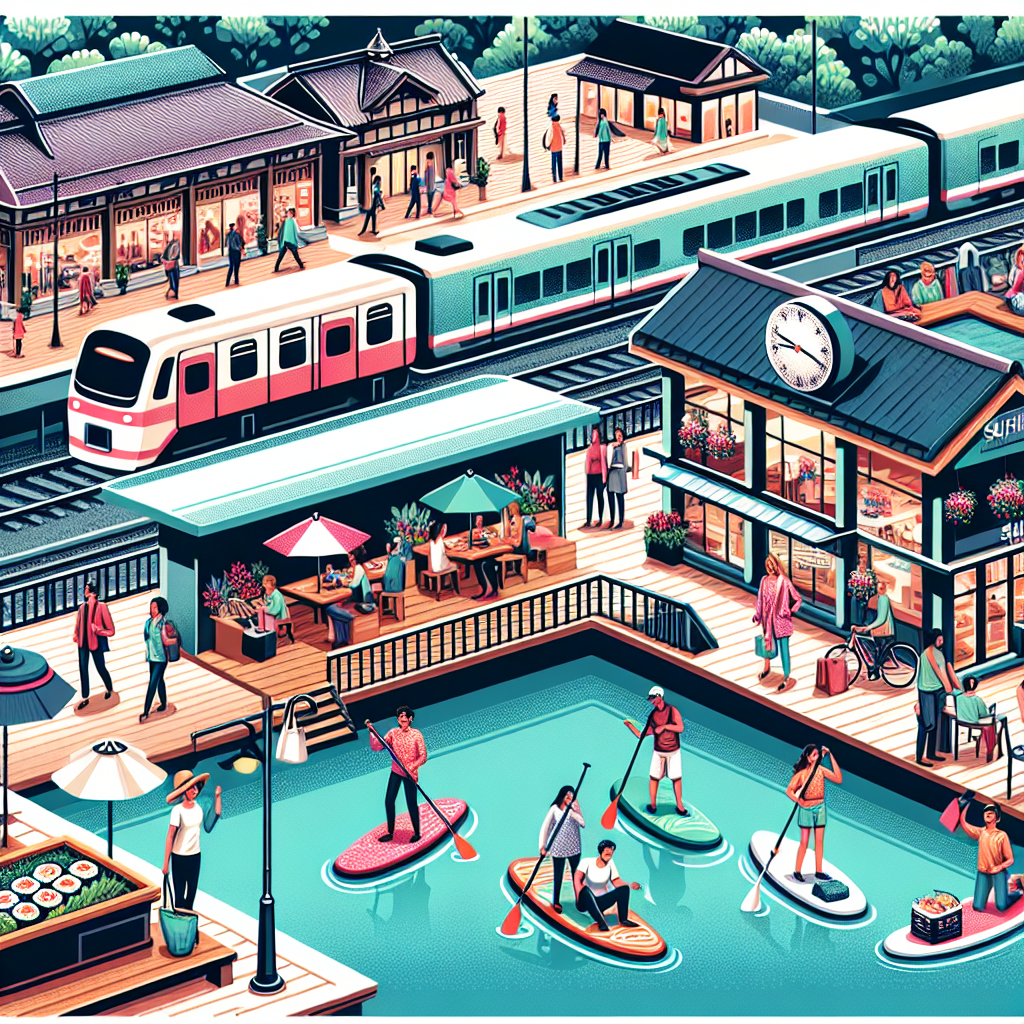 Station-by-station guide: From gourmet dining to paddleboarding, explore what's near each stop.