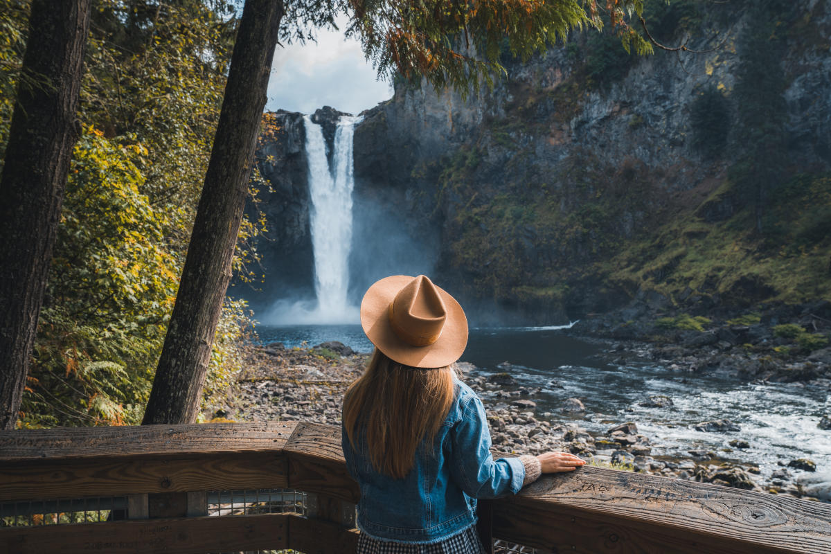 Discover the majestic Snoqualmie Falls on a unique waterfall and wine tour.